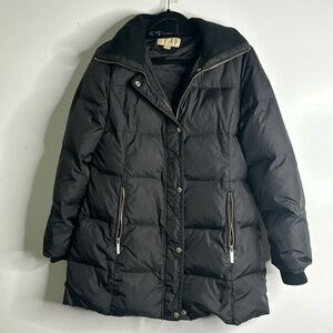 Michael kors black puffer jacket size medium outerwear thick warm
